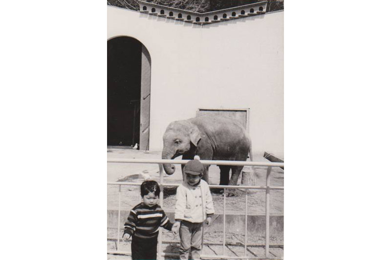 メリーちゃんと子供（昭和44年頃）